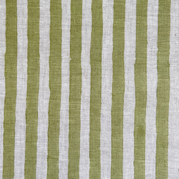 Ida Stripe Olive Green (Sample)