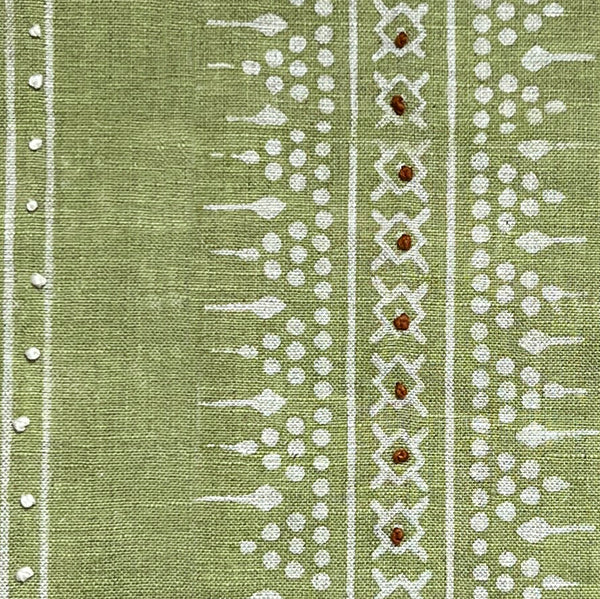 Bela Olive Green Embroidered (Sample)