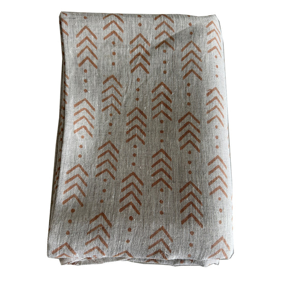 Jiva Burnt Orange Linen - 2.3m length