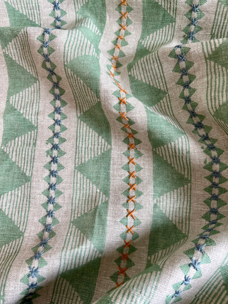 Una Pastel Green Embroidered (Sample)