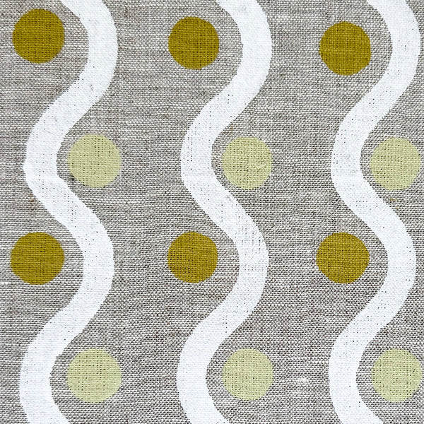 Wiggle White & Ochre (Sample)