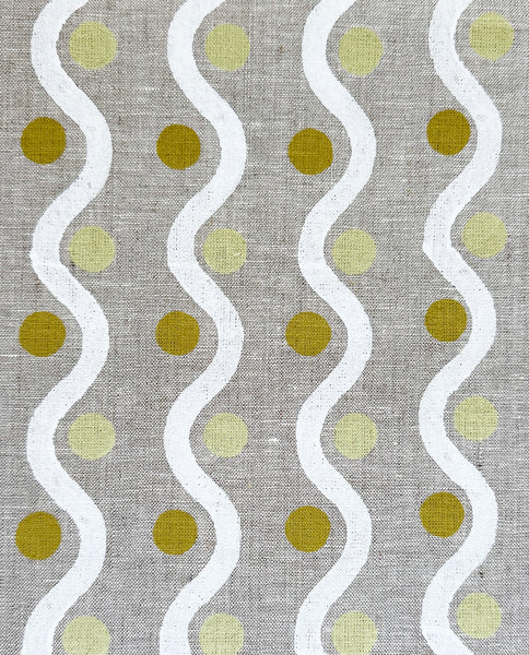 Wiggle White & Ochre (Sample)