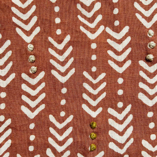 Jiva Rust Embroidered (Sample)