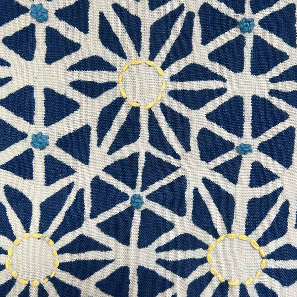 Taraka Indigo Embroidered (Sample)